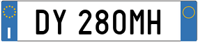 Truck License Plate